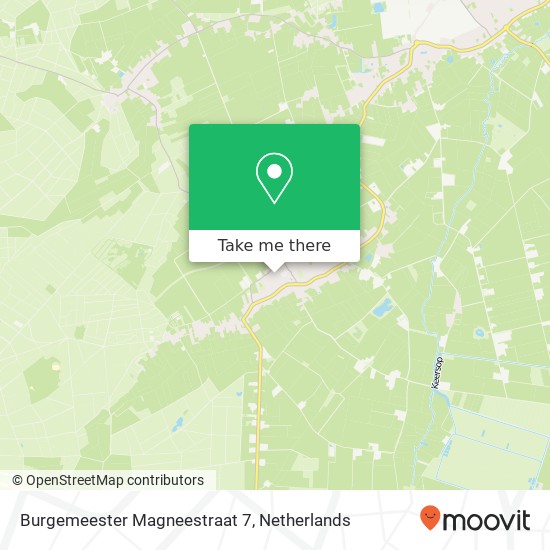 Burgemeester Magneestraat 7, 5575 BA Luyksgestel map