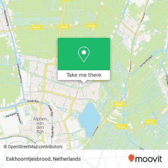 Eekhoorntjesbrood, Eekhoorntjesbrood, 2403 Alphen aan den Rijn, Nederland map