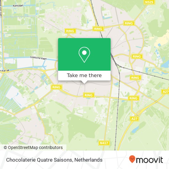 Chocolaterie Quatre Saisons, Hilvertsweg 78 map