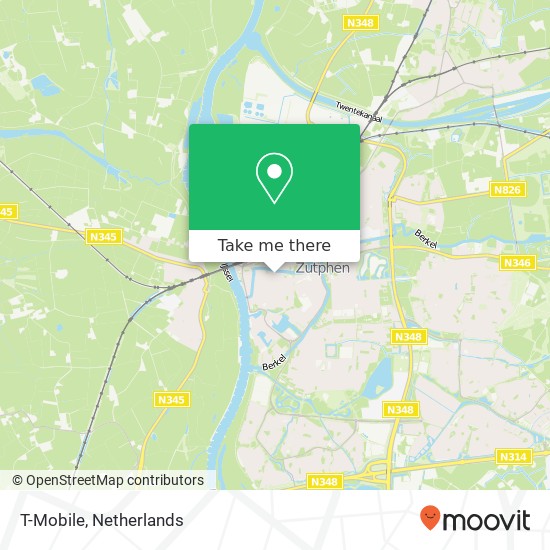 T-Mobile, Turfstraat 28 map