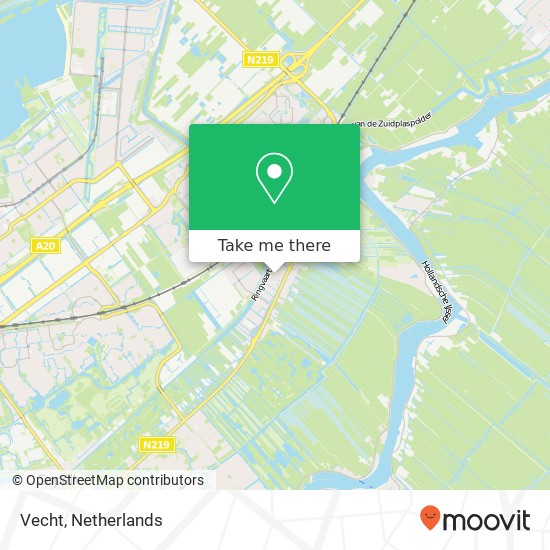 Vecht, Vecht, 2911 Nieuwerkerk aan den IJssel, Nederland map