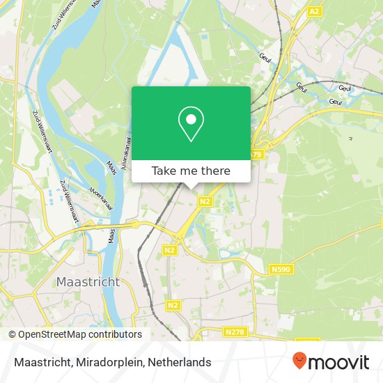 Maastricht, Miradorplein map