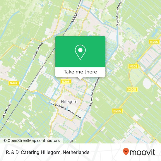 R. & D. Catering Hillegom map