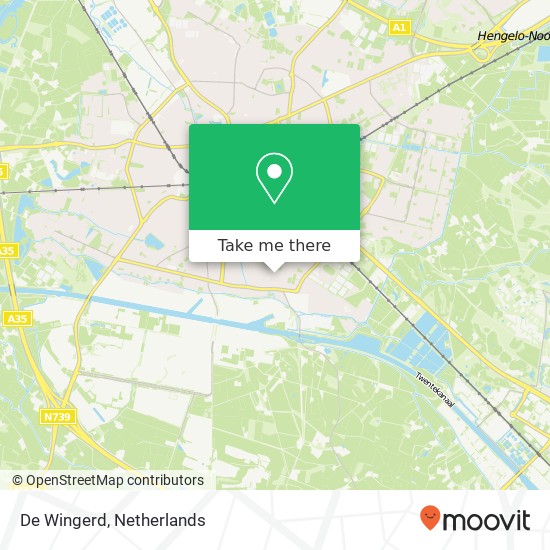 De Wingerd, Marnixstraat 1 map