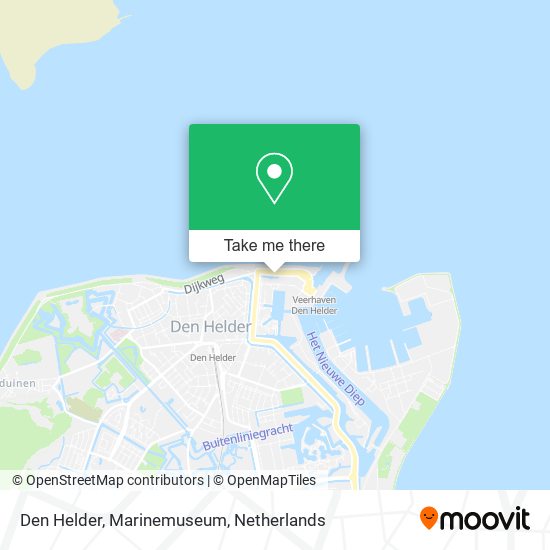 Den Helder, Marinemuseum Karte