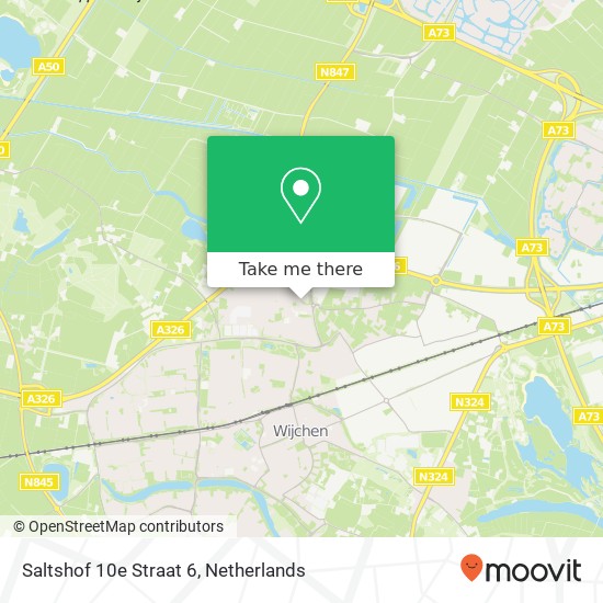 Saltshof 10e Straat 6, 6604 EA Wijchen map