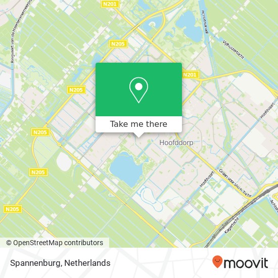 Spannenburg, Spannenburg, 2135 Hoofddorp, Nederland map