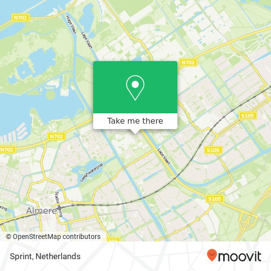 Sprint, Sprint, 1318 Almere, Nederland Karte