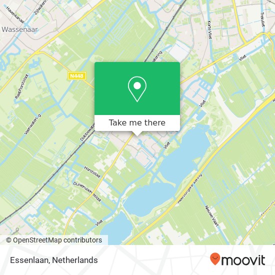Essenlaan, Essenlaan, 2251 Voorschoten, Nederland Karte