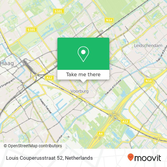 Louis Couperusstraat 52, Louis Couperusstraat 52, 2274 XS Voorburg, Nederland map