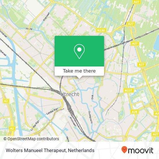 Wolters Manueel Therapeut, Merelstraat 21 Karte