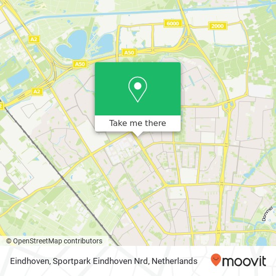 Eindhoven, Sportpark Eindhoven Nrd Karte