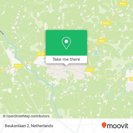 Beukenlaan 2, 3925 JL Scherpenzeel map