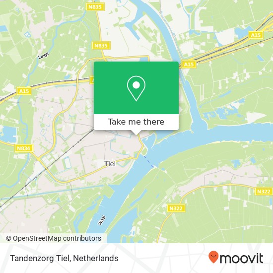 Tandenzorg Tiel, Oude Haven 73 map