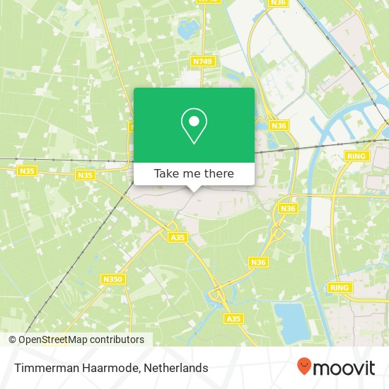 Timmerman Haarmode, N749 13 map