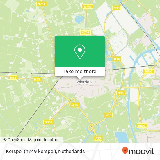 Kerspel (n749 kerspel), 7642 AA Wierden map