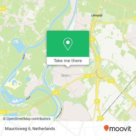 Mauritsweg 6, 6171 AH Stein map