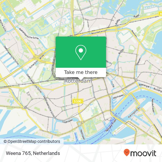 Weena 765, 3013 AL Rotterdam map