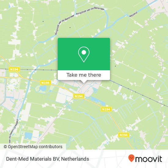 Dent-Med Materials BV, Dorpsstraat 72 map