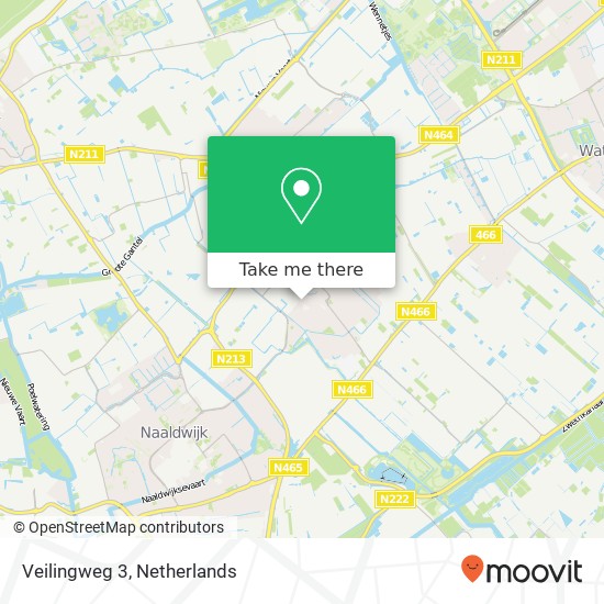 Veilingweg 3, 2675 BR Honselersdijk map