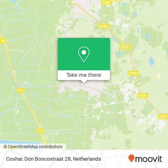 Coshar, Don Boscostraat 28 map