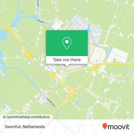 Swimfun, Zuiderveldstraat map