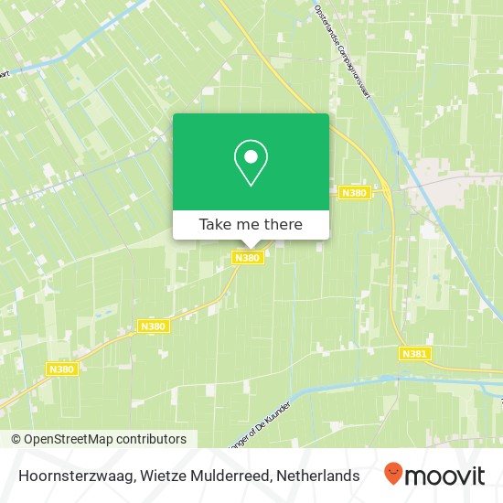 Hoornsterzwaag, Wietze Mulderreed map