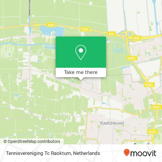 Tennisvereniging Tc Raoktum, Julianalaan 29A map