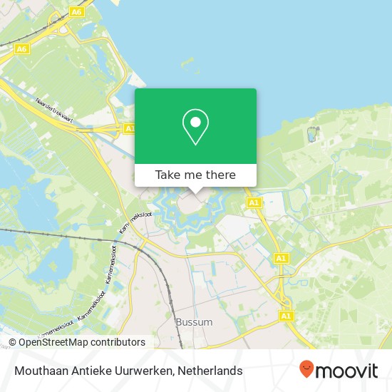 Mouthaan Antieke Uurwerken, Marktstraat 32 map