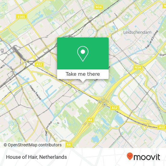 House of Hair, Parkweg 83 map