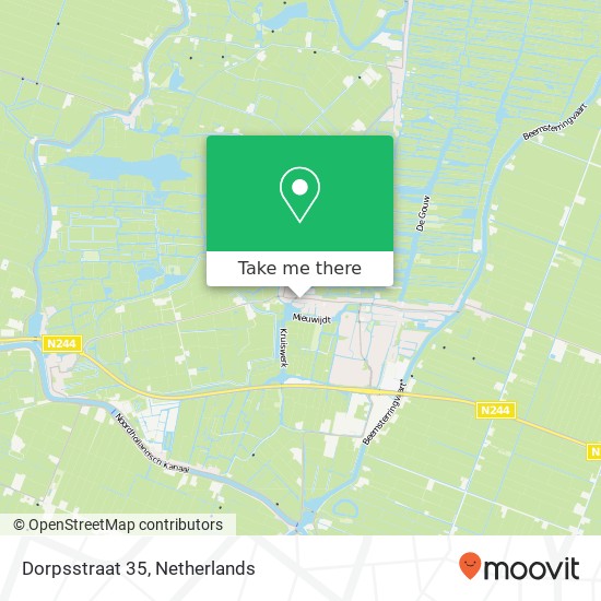 Dorpsstraat 35, 1484 EJ Graft map