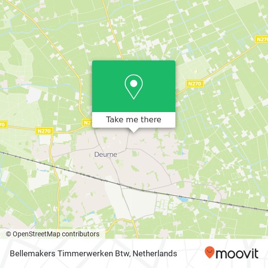 Bellemakers Timmerwerken Btw, Veldstraat 24 map