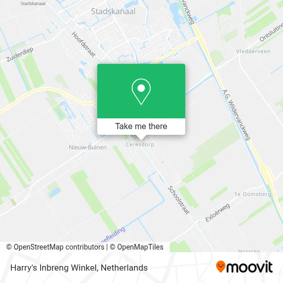 Harry's Inbreng Winkel map