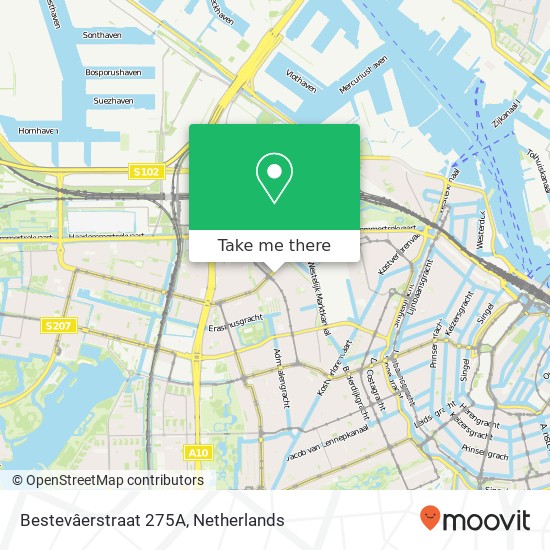 Bestevâerstraat 275A, Bestevâerstraat 275A, 1055 TP Amsterdam, Nederland map