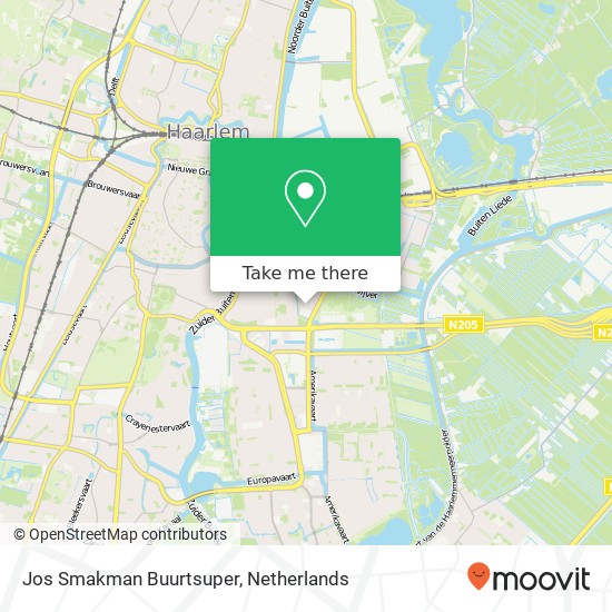 Jos Smakman Buurtsuper, Willem Pijperstraat 3 map