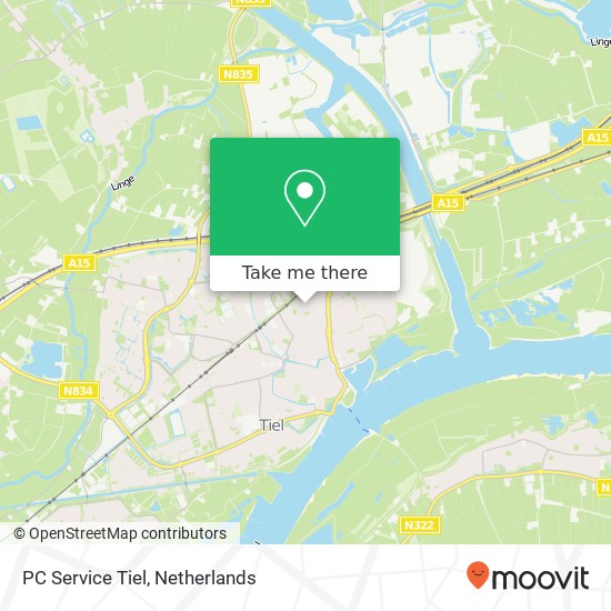 PC Service Tiel, Hogestraat 95 map