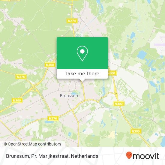 Brunssum, Pr. Marijkestraat map