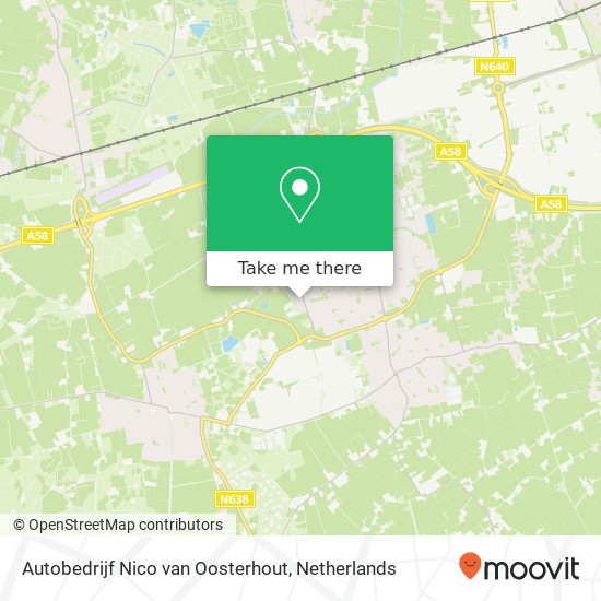 Autobedrijf Nico van Oosterhout, Kaaistraat 13 map