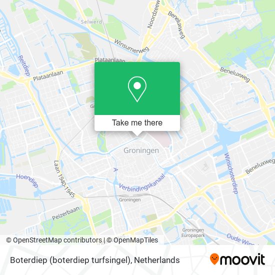 Boterdiep (boterdiep turfsingel) map