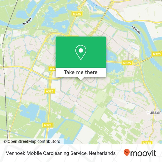 Venhoek Mobile Carcleaning Service, Huissensedijk 26 map