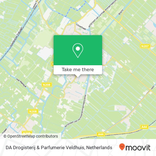DA Drogisterij & Parfumerie Veldhuis, Vivaldistraat 27 map