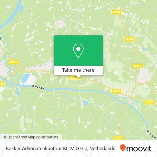 Bakker Advocatenkantoor Mr M O G J, Rijksweg 60 map