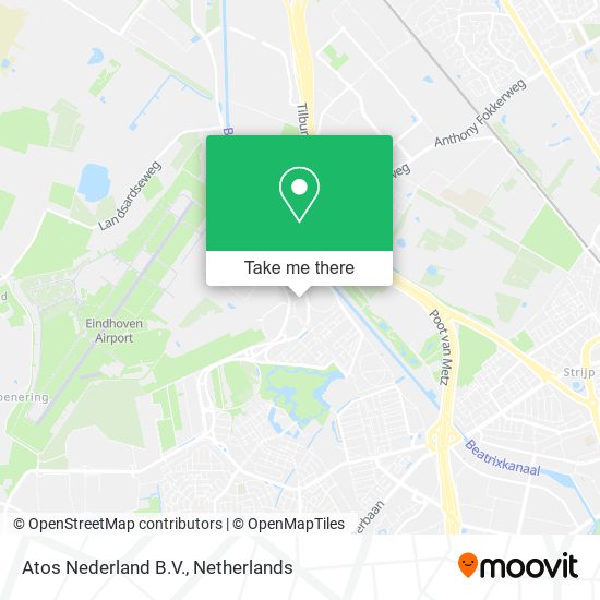 Atos Nederland B.V. map