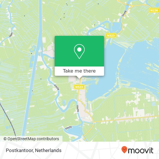Postkantoor, Voorstraat 10 map