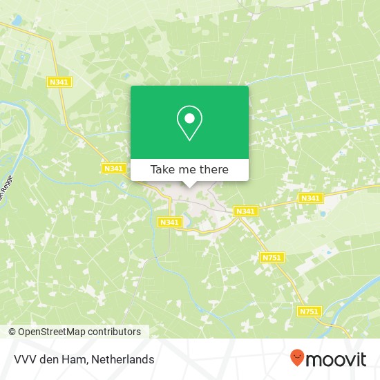 VVV den Ham map