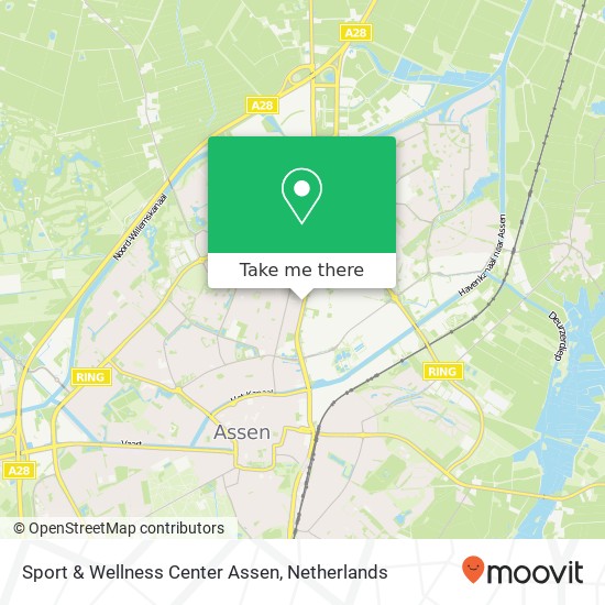 Sport & Wellness Center Assen, Industrieweg 5 map