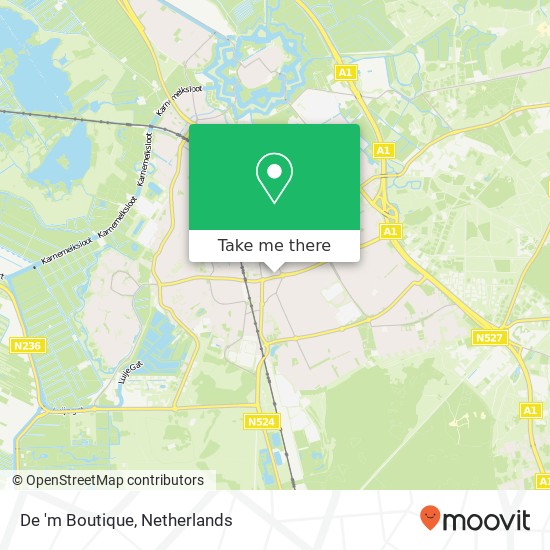 De 'm Boutique, Kapelstraat 31 map