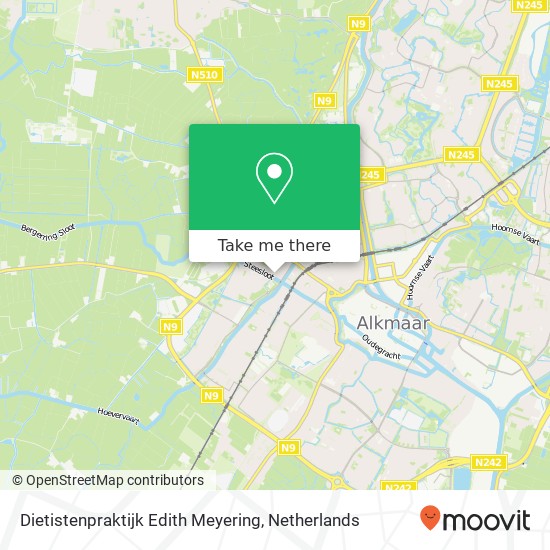 Dietistenpraktijk Edith Meyering, Frans Halsstraat 49 map