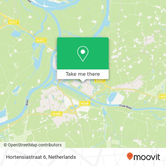 Hortensiastraat 6, 6982 BJ Doesburg map