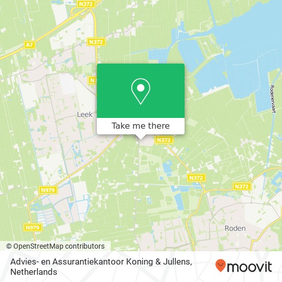 Advies- en Assurantiekantoor Koning & Jullens, Johannes Vermeerstraat 19 Karte